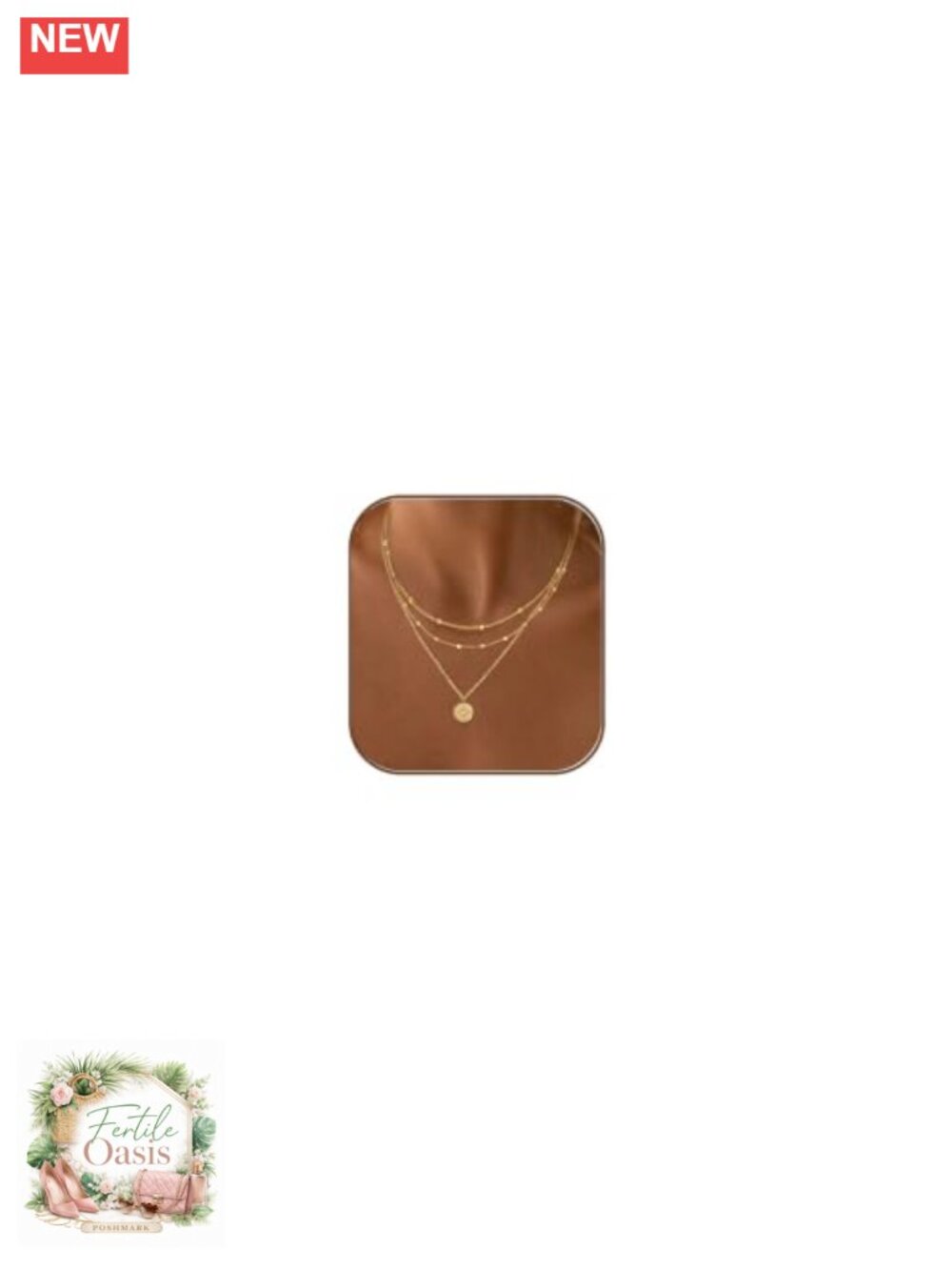 Layered Necklaces for Women, 14K Gold Plated Stack, Dainty Necklace Set, Trendy